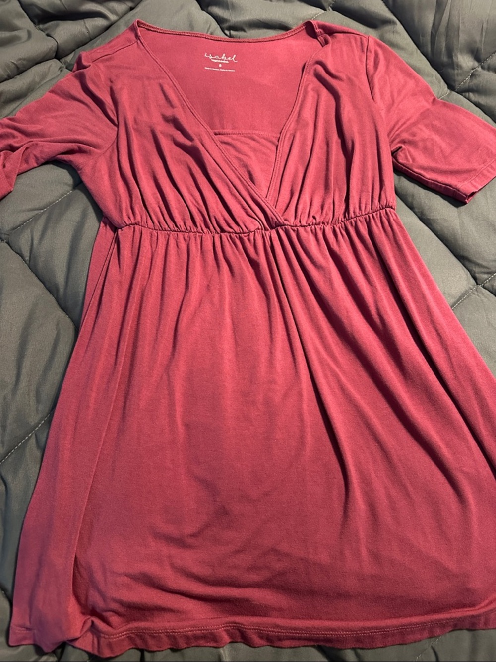 Ingrid & Isabel pink Wrap-Front Midi Dress